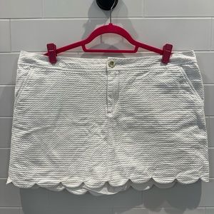 Lilly Pulitzer Colette Scalloped Edge Skort